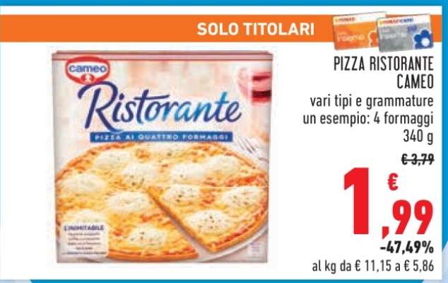 PIZZA RISTORANTE CAMEO