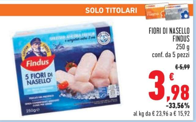 FIORI DI NASELLO FINDUS
