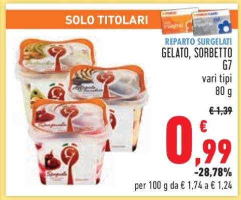 GELATO SORBETTO
