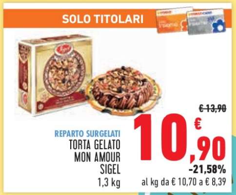 TORTA GELATO MON AMOUR SIGEL