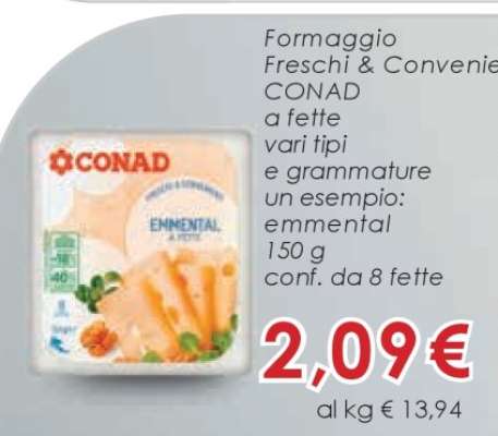 FORMAGGIO FRESCHI & CONVENIENTI CONAD
