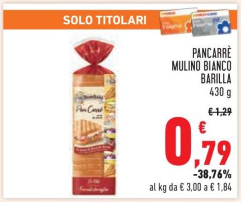 Pancarrè Mulino Bianco Barilla