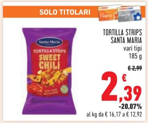 TORTILLA STRIPS SANTA MARIA