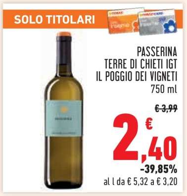 Passerina Terre di Chieti IGT Il Poggio dei Vigneti