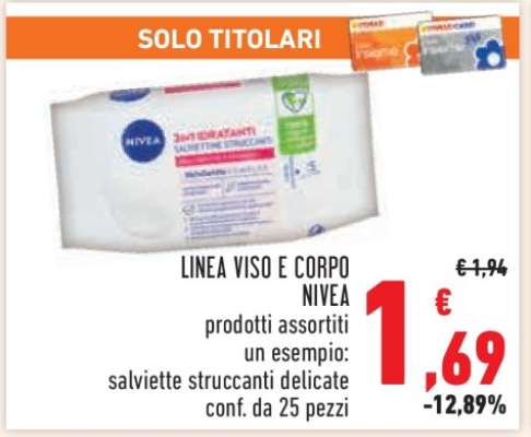 LINEA VISO E CORPO NIVEA