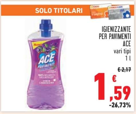 Igienizzante per Pavimenti ACE