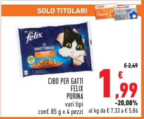 Cibo per Gatti Felix Purina
