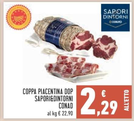 COPPA PIACENTINA DOP SAPORI&DINTORNI CONAD
