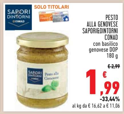 Pesto alla Genovese Sapori&Dintorni Conad
