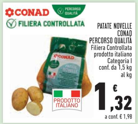 PATATE NOVELLE CONAD PERCORSO QUALITÀ