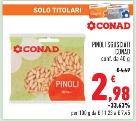 Pinoli Sgusciati Conad