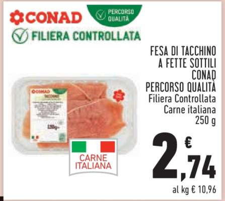 Fesa di Tacchino a Fette Sottili