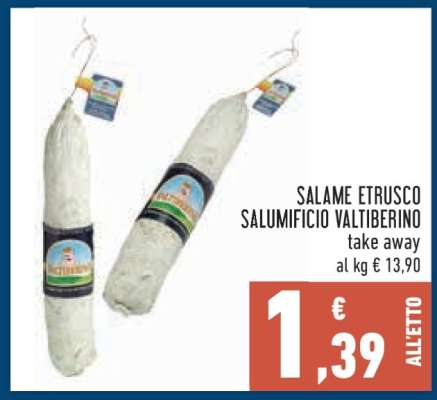 Salame Etrusco Salumificio Valtiberino