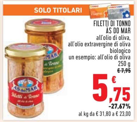 Filetti di Tonno Às do Mar