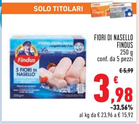 FIORI DI NASELLO FINDUS