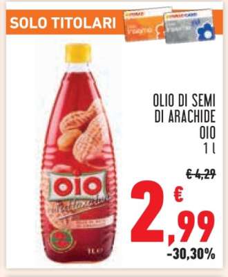 OLIO DI SEMI DI ARACHIDE OIO