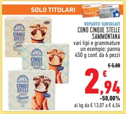 CONO CINQUE STELLE SAMMONTANA