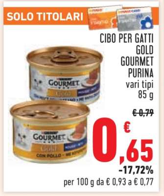 Cibo per gatti Gold Gourmet Purina