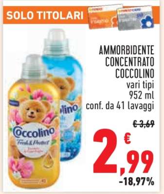 Ammorbidente Concentrato Coccolino