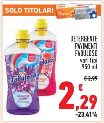 Detergente Pavimenti Fabuloso
