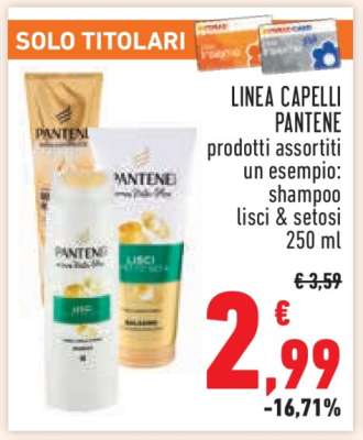 LINEA CAPELLI PANTENE