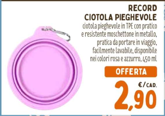 RECORD CIOTOLA PIEGHEVOLE