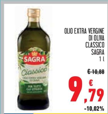 OLIO EXTRA VERGINE DI OLIVA CLASSICO SAGRA
