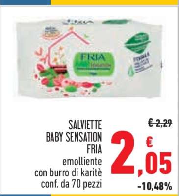 SALVIETTE BABY SENSATION FRIA