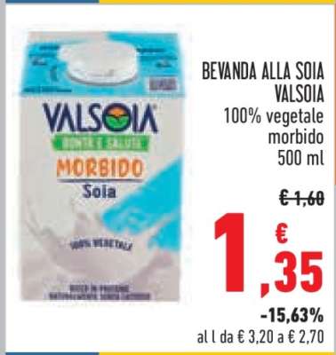 Bevanda alla Soia Valsoia