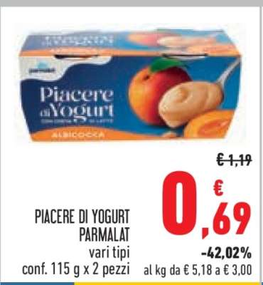 PIACERE DI YOGURT PARMALAT
