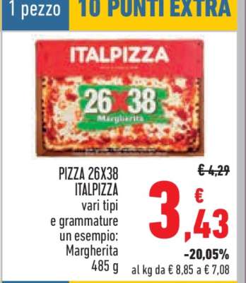 PIZZA 26X38 ITALPIZZA