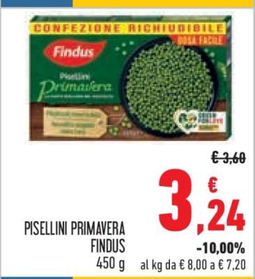 Pisellini Primavera Findus