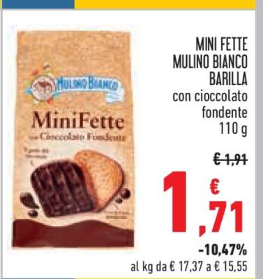 MINI FETTE MULINO BIANCO BARILLA