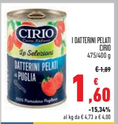 I DATTERINI PELATI CIRIO