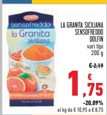 LA GRANITA SICILIANA SENSOFREDDO DOLFIN