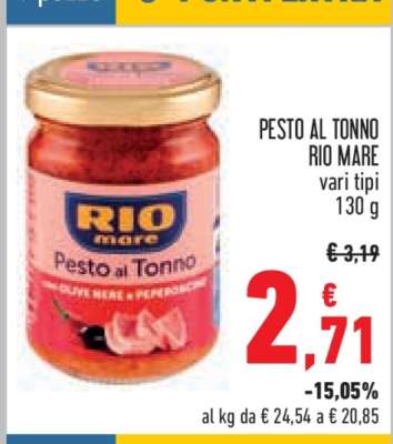 Pesto al Tonno Rio Mare