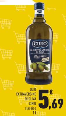 OLIO EXTRAVERGINE DI OLIVA CIRIO