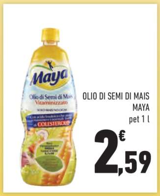 Olio di semi di mais Maya