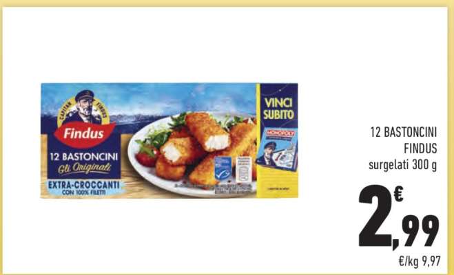 12 BASTONCINI FINDUS