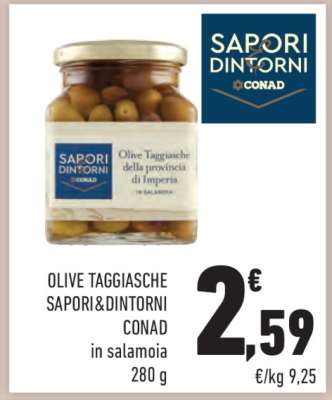 OLIVE TAGGIASCHE SAPORI&DINTORNI CONAD