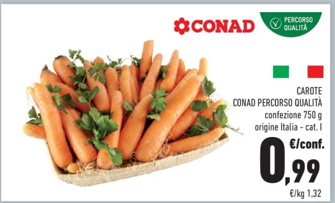 Carote Conad Percorso Qualità