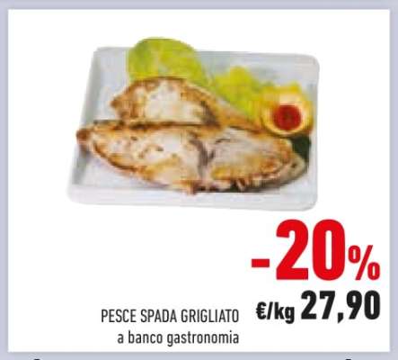 PESCE SPADA GRIGLIATO