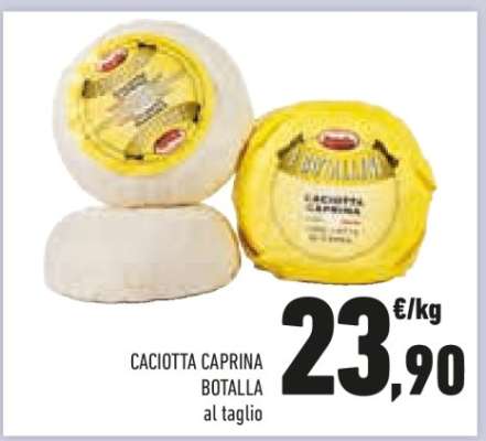 CACIOTTA CAPRINA BOTALLA al taglio