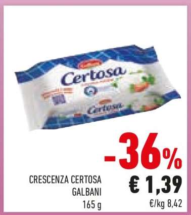CRESCENZA CERTOSA GALBANI
