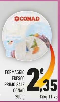 FORMAGGIO FRESCO PRIMO SALE CONAD