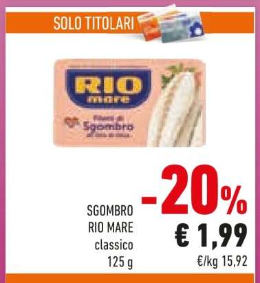 SGOMBRO RIO MARE classico