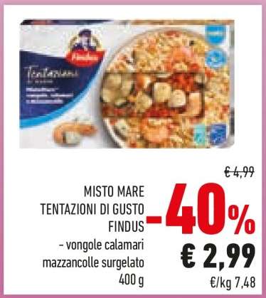 MISTO MARE TENTAZIONI DI GUSTO FINDUS