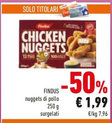 FINDUS nuggets di pollo