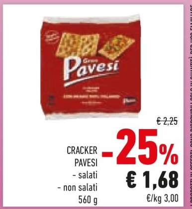 CRACKER PAVESI