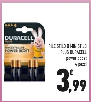 PILE STILO O MINISTILO PLUS DURACELL